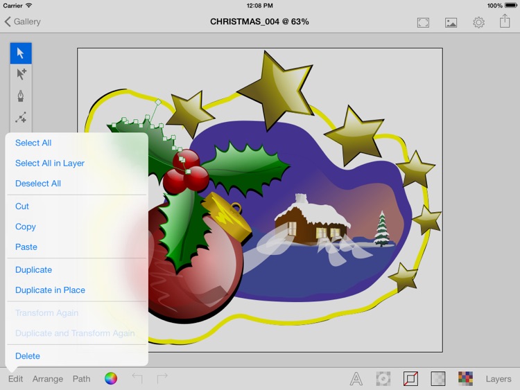 Vector Paint + DropBox Sync