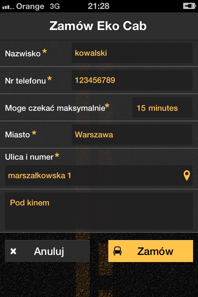 Złap Taxi screenshot 2