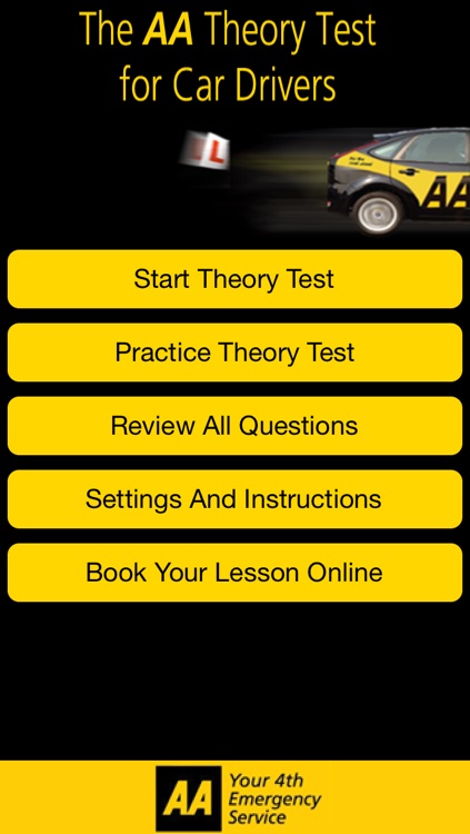 AA Theory Test for Car Drivers