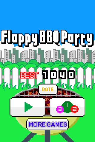 Flappy BBQ Party screenshot 4