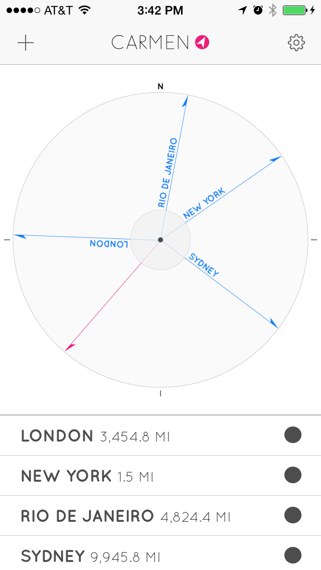 Screenshot #1 pour Carmen - A wayfinding app