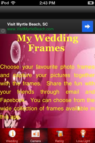 My Wedding Frames screenshot 2