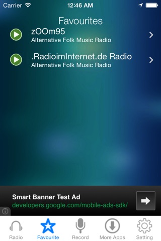 Alternative Folk Music Radio Recorder screenshot 3