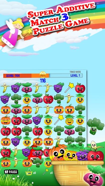 AAA Veggie-Fruity Farm Puzzle Game -- Unleash the heroes in you!!