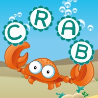 ABC ocean games for children Train your word spelling skills of sea animals for kindergarten and pre-school
