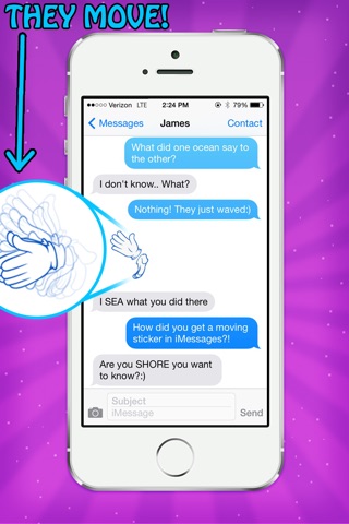 Shtickers - Animated stickers for iMessages screenshot 2