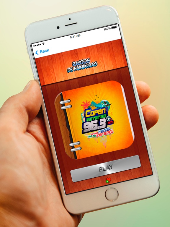 Radios de Honduras y Emisoras Gratis AM FM iPad screenshot 4 - Music app