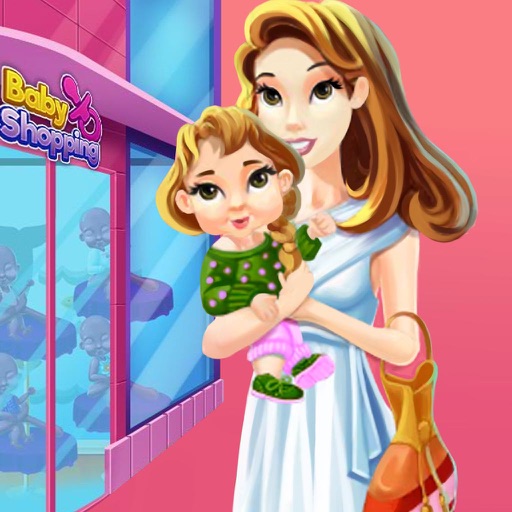 Fashion Mommy Shopping - Princess & Baby in Mall iOS App