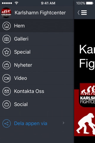 Karlshamn Fightcenter screenshot 2