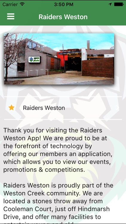 Raiders Weston