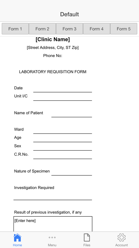 Medical Requisition Form - 1.0 - (iOS)