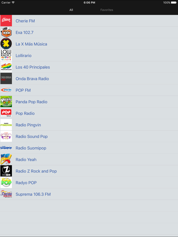 Screenshot #4 pour Pop Music Radios