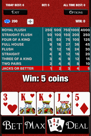 Video Poker Jam screenshot 3