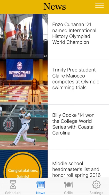 Trinity Prep Student