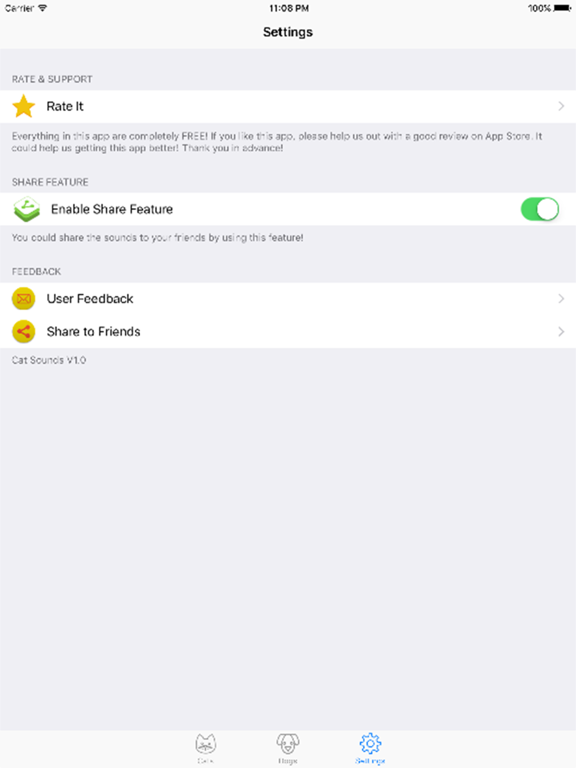 Screenshot #6 pour Cat Sounds Simulator Pro - Dog Barking Translator & Tail Talk Meow Voice Effects