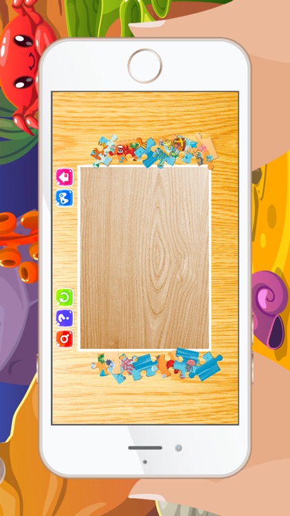 Sea Animals Jigsaw Puzzles for Kids and Toddler – Kindergarten and Preschool Learning Games Free screenshot-4