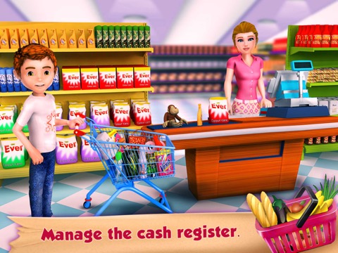 Supermarket Grocery Cashierのおすすめ画像2