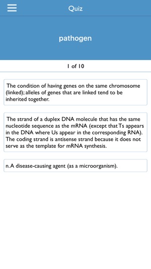 Biology Dictionary & Quiz(圖4)-速報App