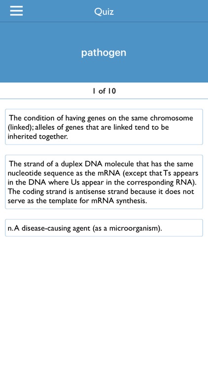 Biology Dictionary & Quiz screenshot-3