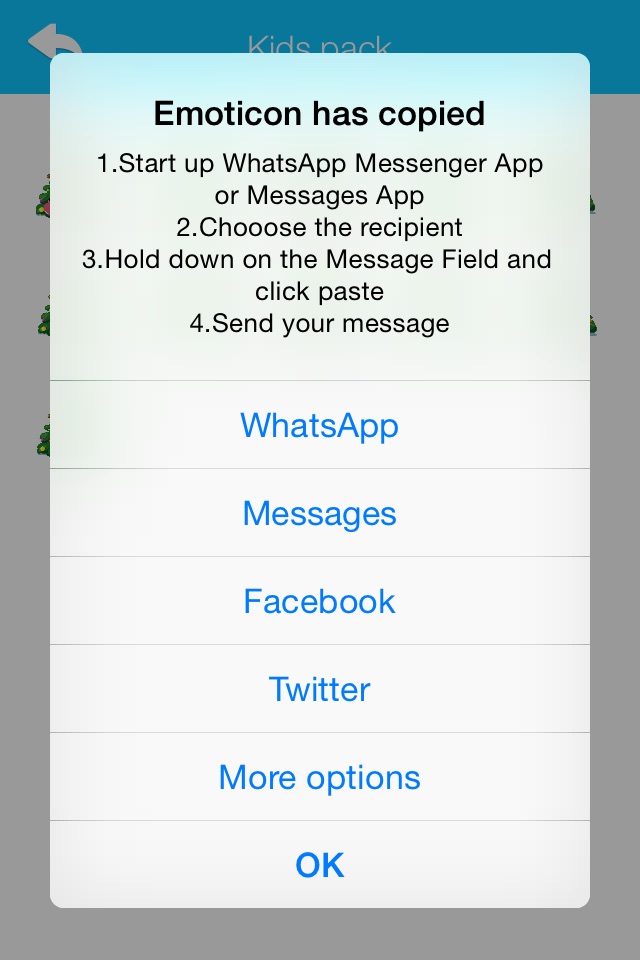 Christmas Stickers & Emoji for WhatsApp and Chats 2016 Edition screenshot 3