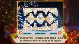 mahjong christmas 2 free iphone screenshot 4