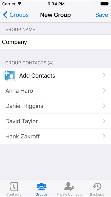 iContacts Pro - (Contacts Manager, Clean Duplicate, Group and Backup)