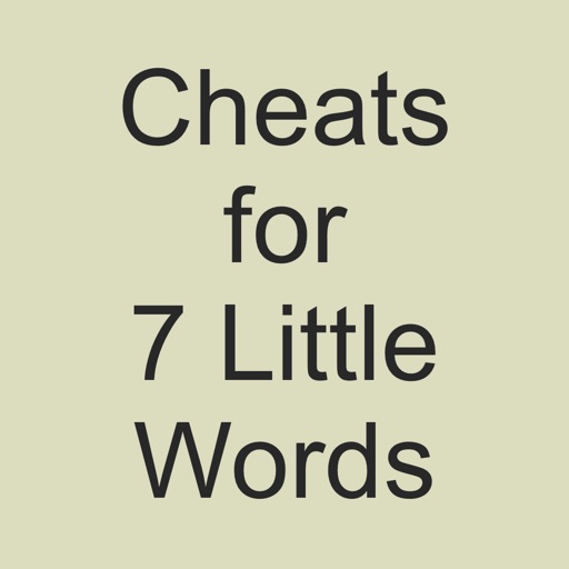 Cheats for 7 Little Words iOS App