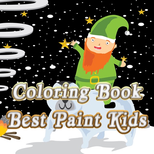 Coloring Boo kBest Paint Kids Icon