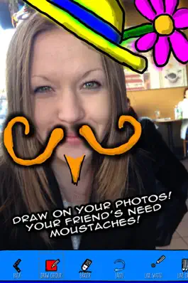 Game screenshot Doodle Face! Draw something silly on your photos! apk