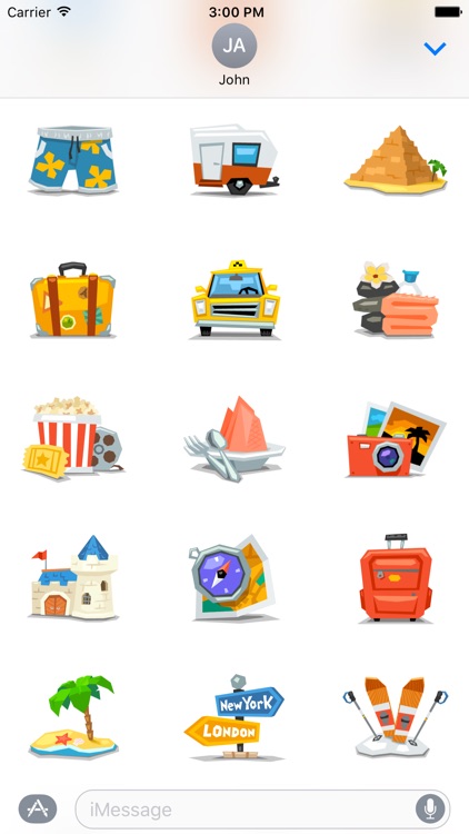 Travel - Stickers for iMessage