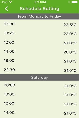 E-WIFI FCU Thermostat screenshot 4