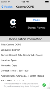 Spain Radio Live (Radio España) screenshot
