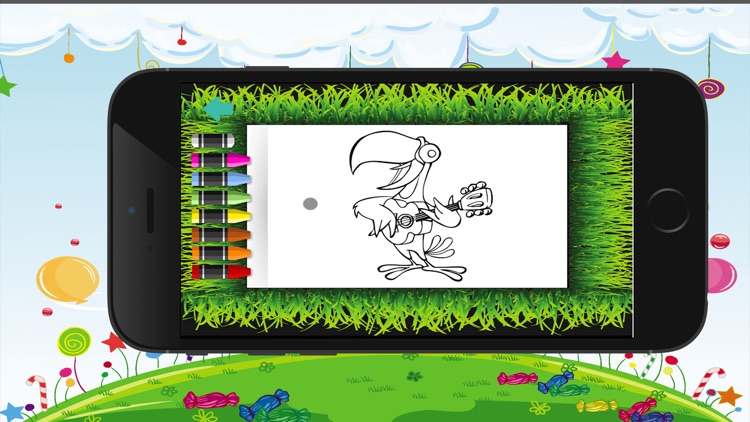 comical animal - animals in Coloring Book free game for kids screenshot-4