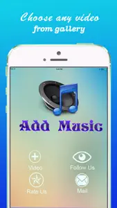 Combine Audio Video: Add Music Soundtrack Tune To Videos for Fun screenshot #1 for iPhone