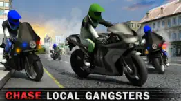 police bike crime patrol chase 3d gun shooter game iphone screenshot 2