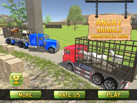 Screenshot #4 pour Farm & Zoo Angry Animals Transporter Truck