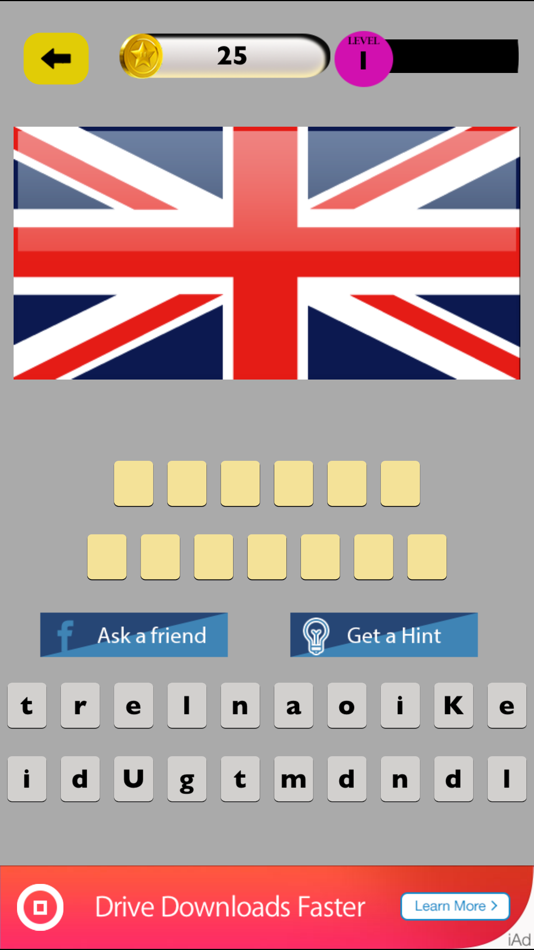 #3. Flag Quiz - Fun with Flags - Guess the flags from around the world, Quiz, Trivia (iOS) By: CINDER MV