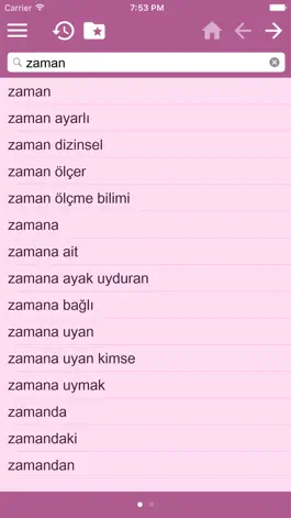 Game screenshot Spanish Turkish dictionary hack