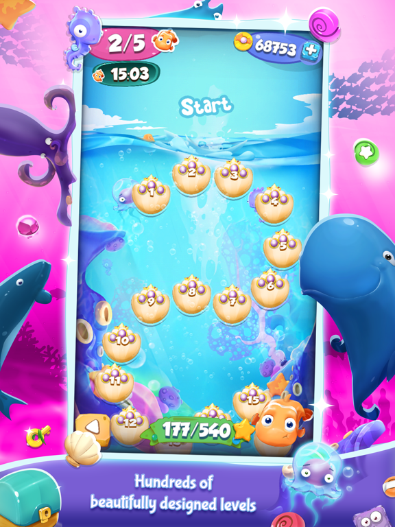 Fish Ocean Match 3 Games: Adventure Matching Mania screenshot 3