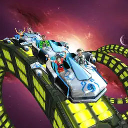 RollerCoster Simulator Space. Ride The 6 Parck Amusement Theme Mania app icon