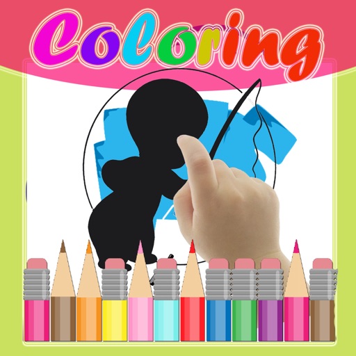 Paint Coloring Kids Game for Casper the Friendly iOS App
