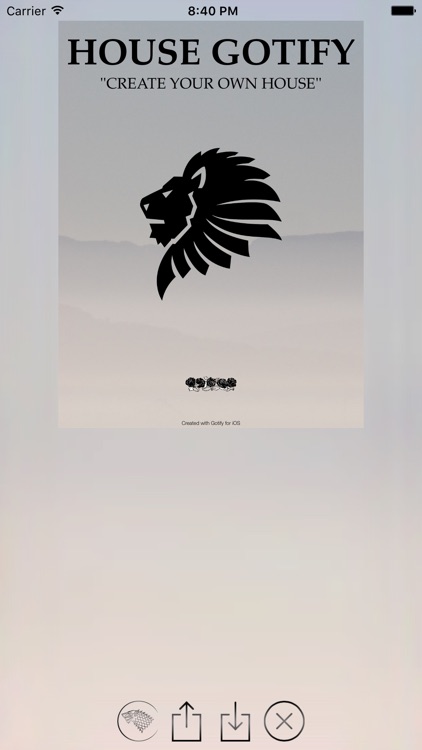 Gotify - Create your own house - For Game of Thrones