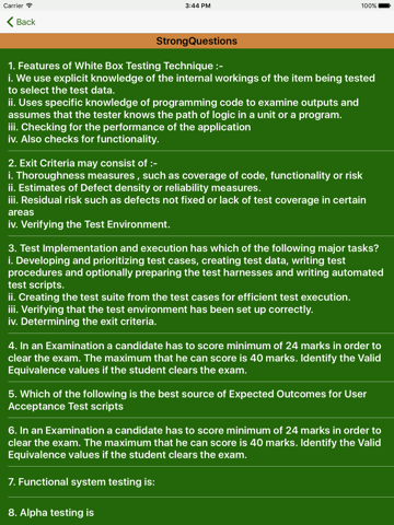 ISTQB Exam Preparation iPad screenshot 4 - Education app