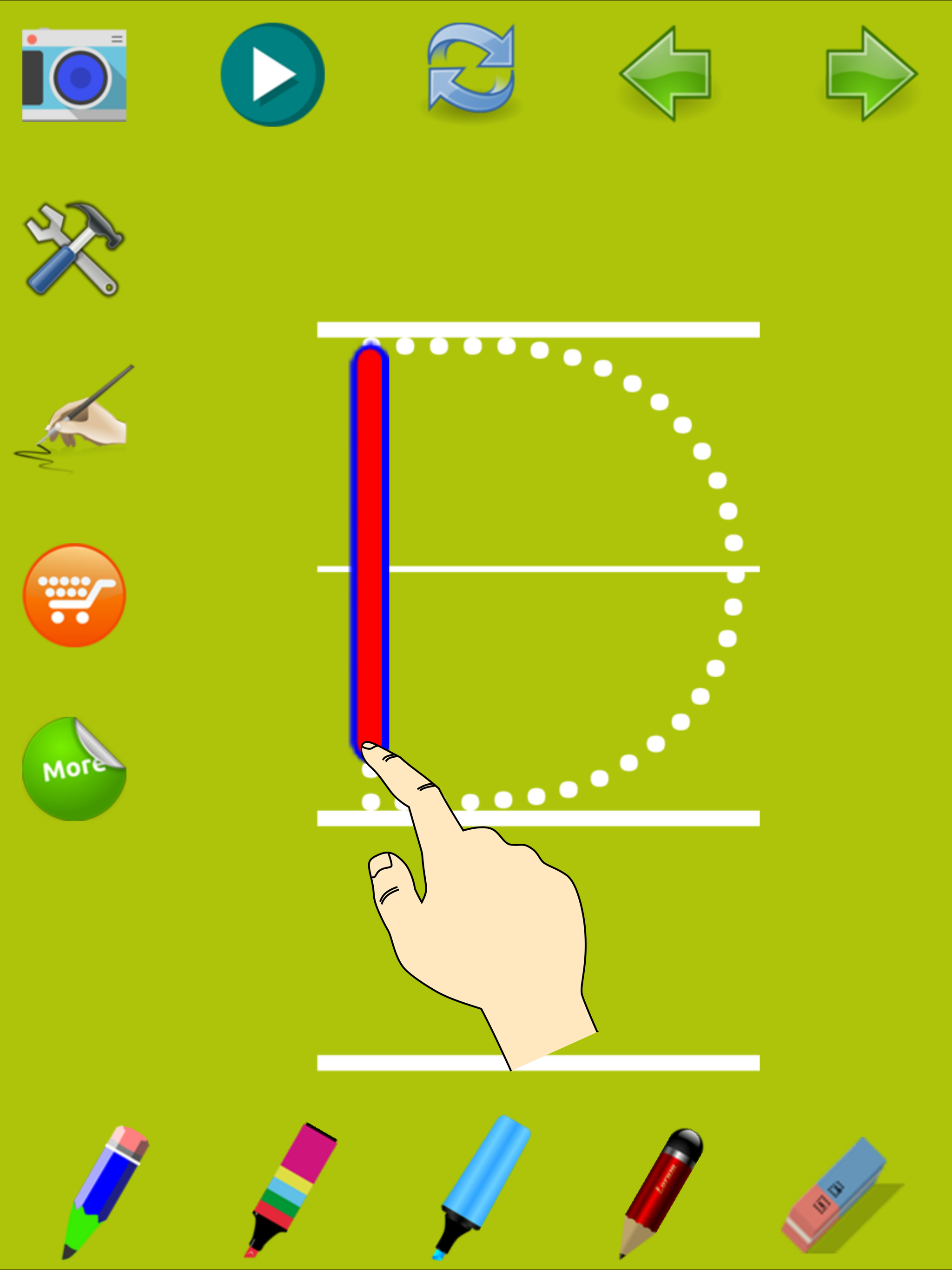 Trace Letter Level 11, Upperca