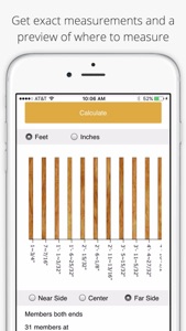 Carpenter Tools - Post Spacing Calculator screenshot #2 for iPhone