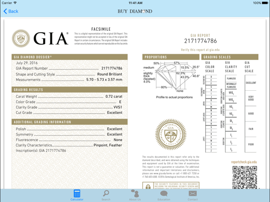 Buy Diamond - Diamond Price Calculator 鑽石價格計算機 iPad screenshot