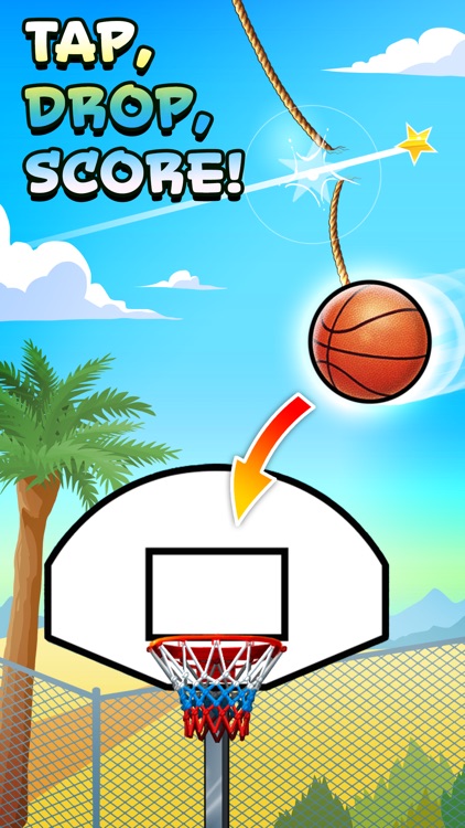 Basket Fall - Basketball Dunking Sim screenshot-1