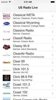 us radio live (united states of america usa) iphone screenshot 3