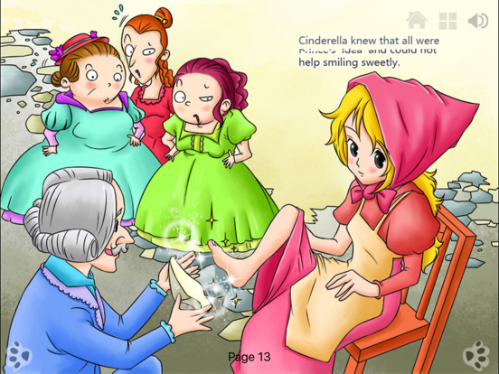 Screenshot #5 pour Cinderella - Interactive Book by iBigToy
