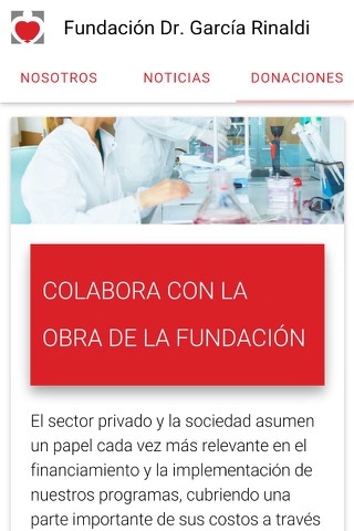 Fundación Dr. García Rinaldi screenshot 4